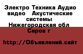 Электро-Техника Аудио-видео - Акустические системы. Нижегородская обл.,Саров г.